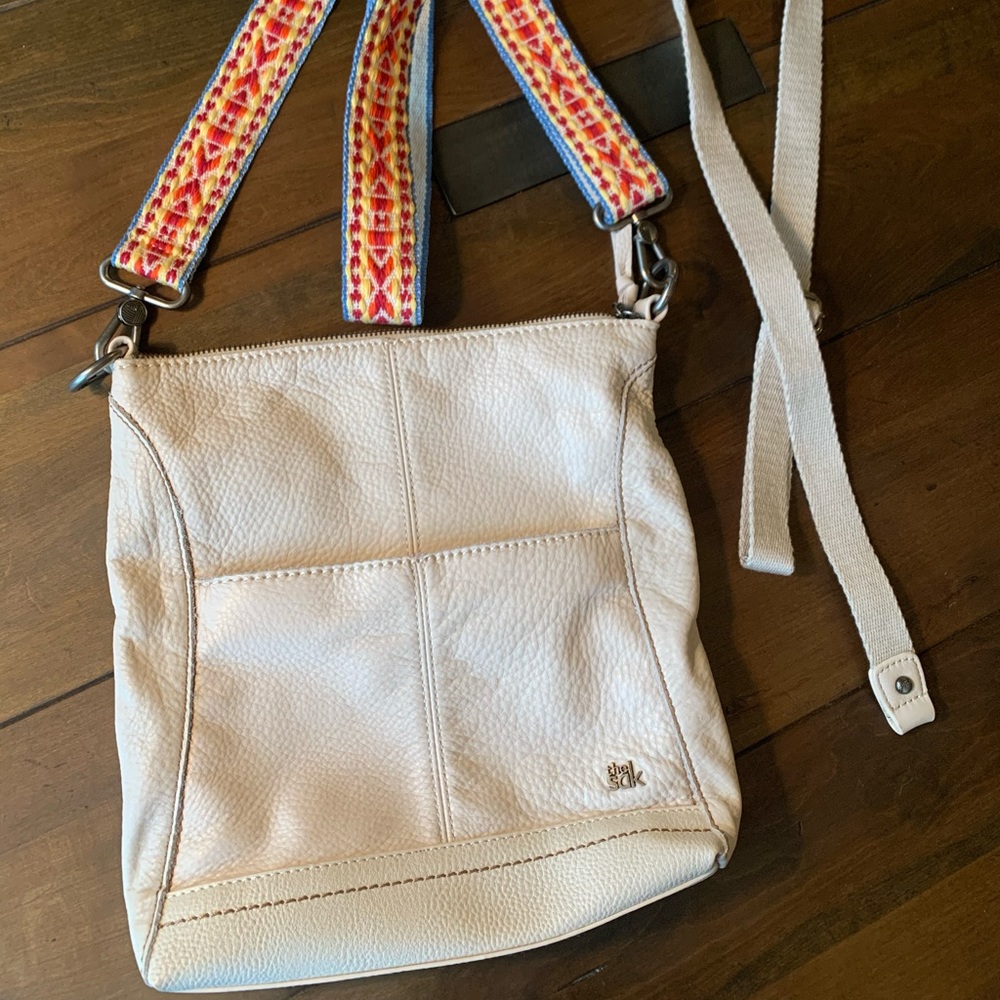 The Sak Hobo Bag in Stone White - W/Extra Strap!